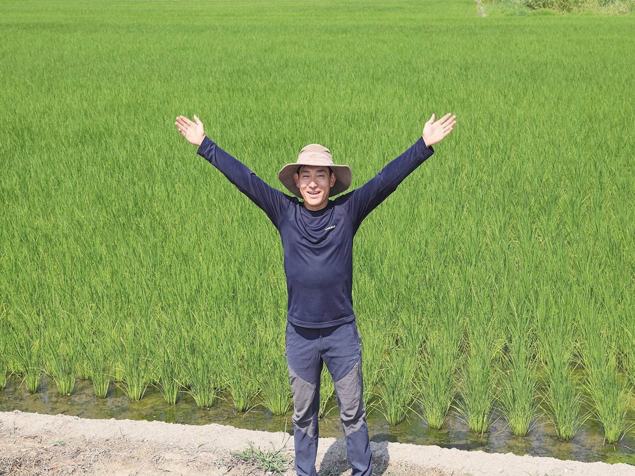 原崎さんと田んぼ